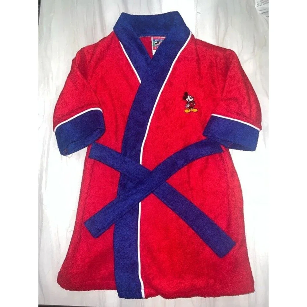 Vintage Disney Mickey Mouse Bathrobe